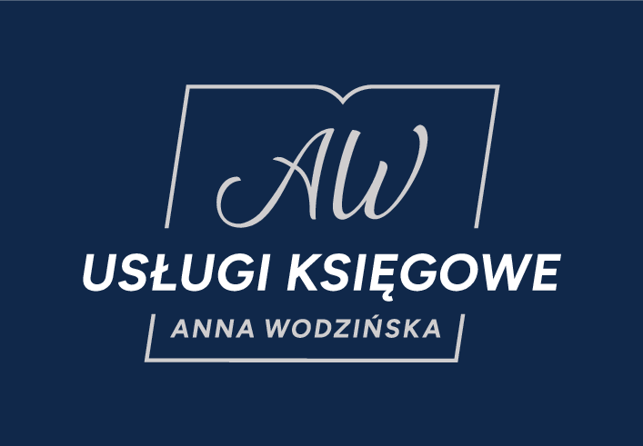 Duże logo na środku strony Anna Wodzińska